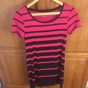 Striped T Shirt Dress
